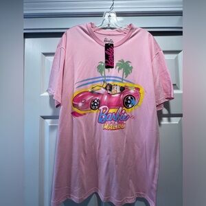 Barbie NWT Youth XL Pink Malibu graphic tee
